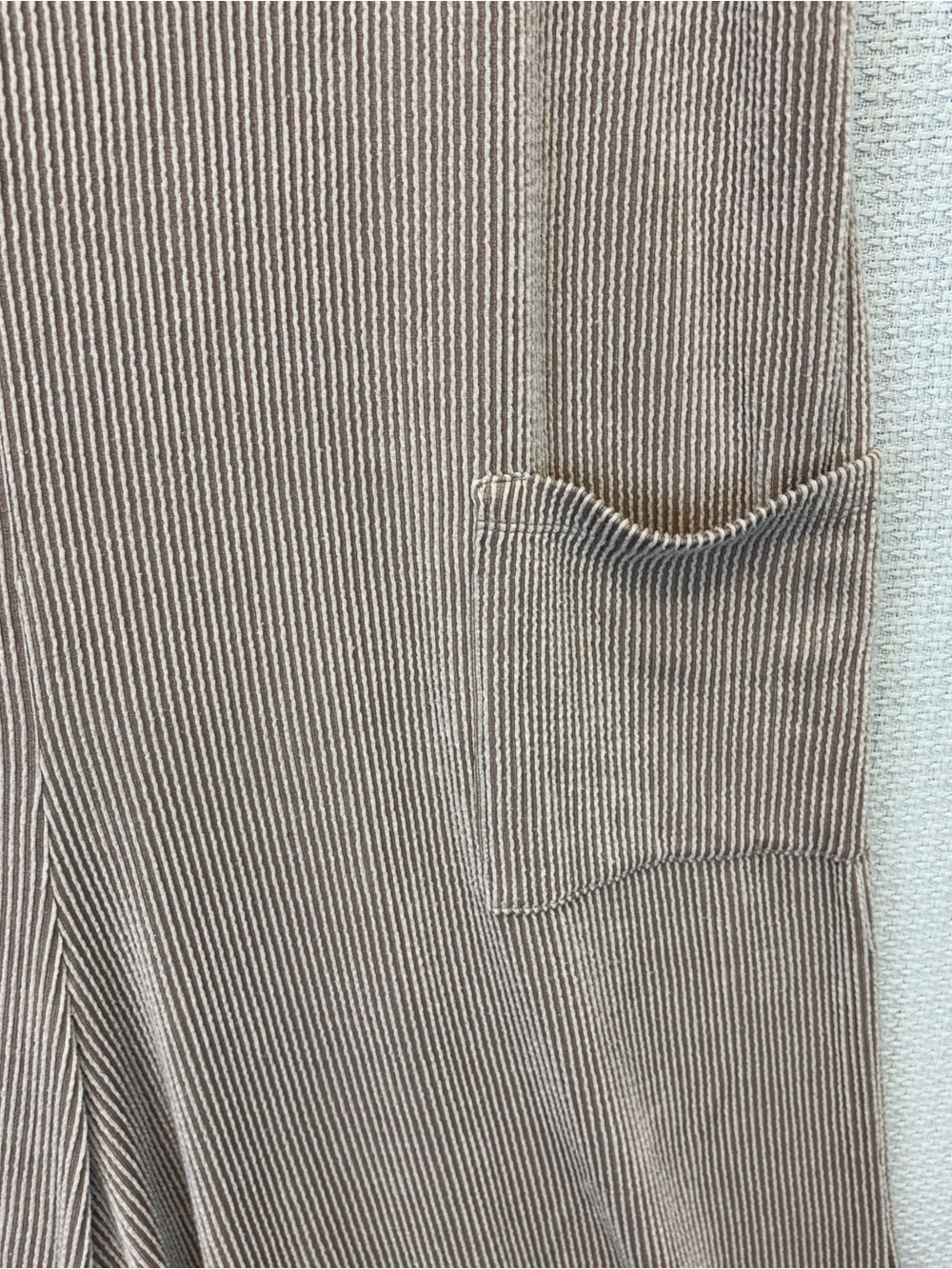 Three Bird Nest Mauve Ribbed Wide-Leg Jumpsuit - Picture 5 of 10